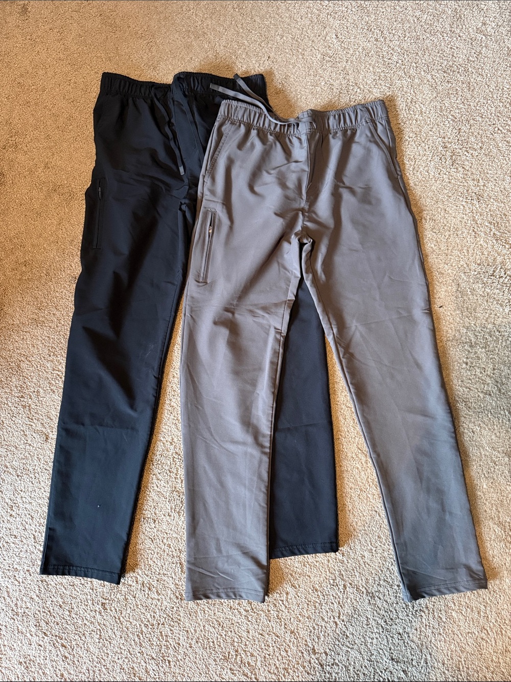 Men's Tech Pants in Black and Gray